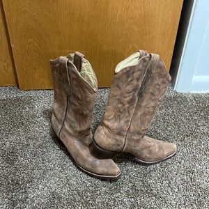 Corral Tan Boots Size 10